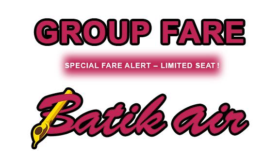 Batik Air Group Fare